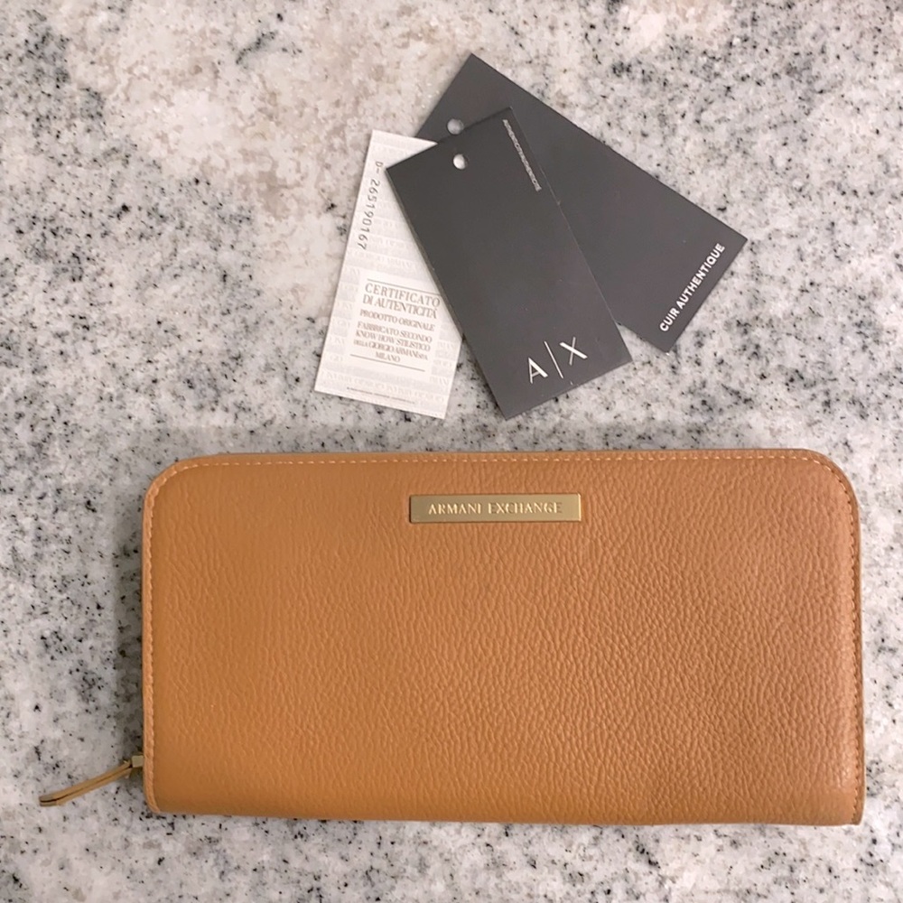 *SOLD” Armani Exchange Leather Wallet